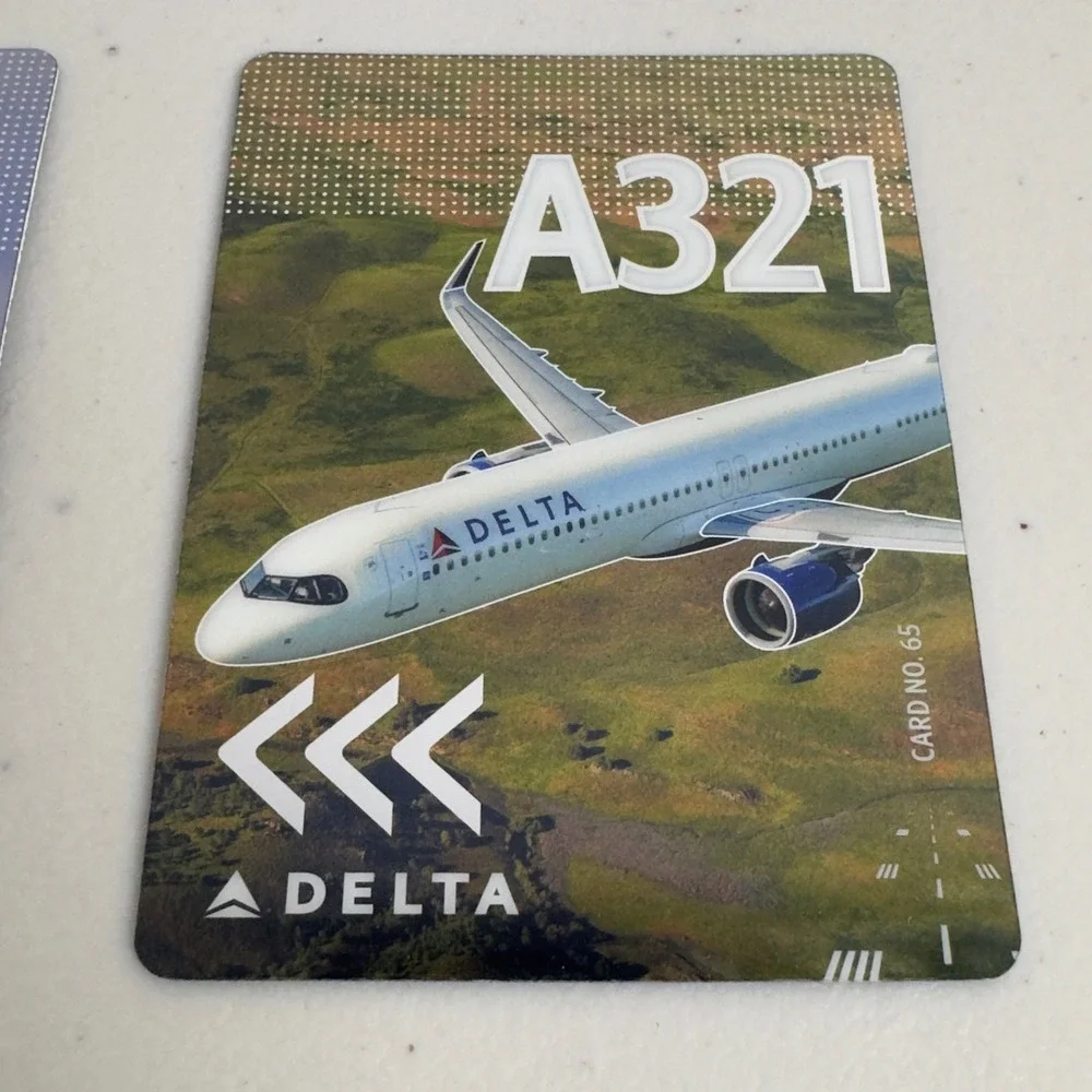 Delta Air Lines Trading Cards 2024 2025 Boeing 757 Airbus A321neo Pilot Card Lot